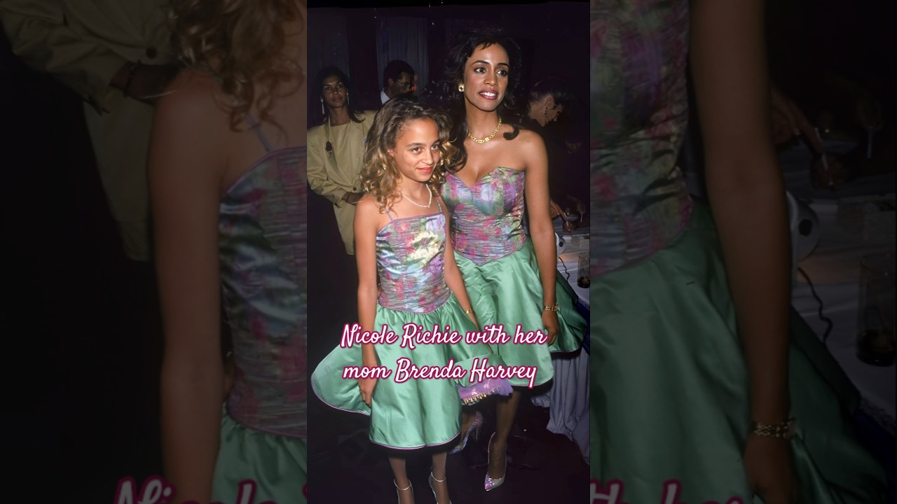 Nicole Richie with her mom Brenda Harvey through the years 