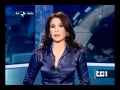 Tg1 - Barbara Capponi Blue Satin Blouse (03-04-12)