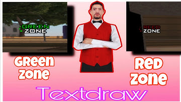 Textdraw Green Zone - Reed Zone 😱 | مع طريقة تركيب 💪💥