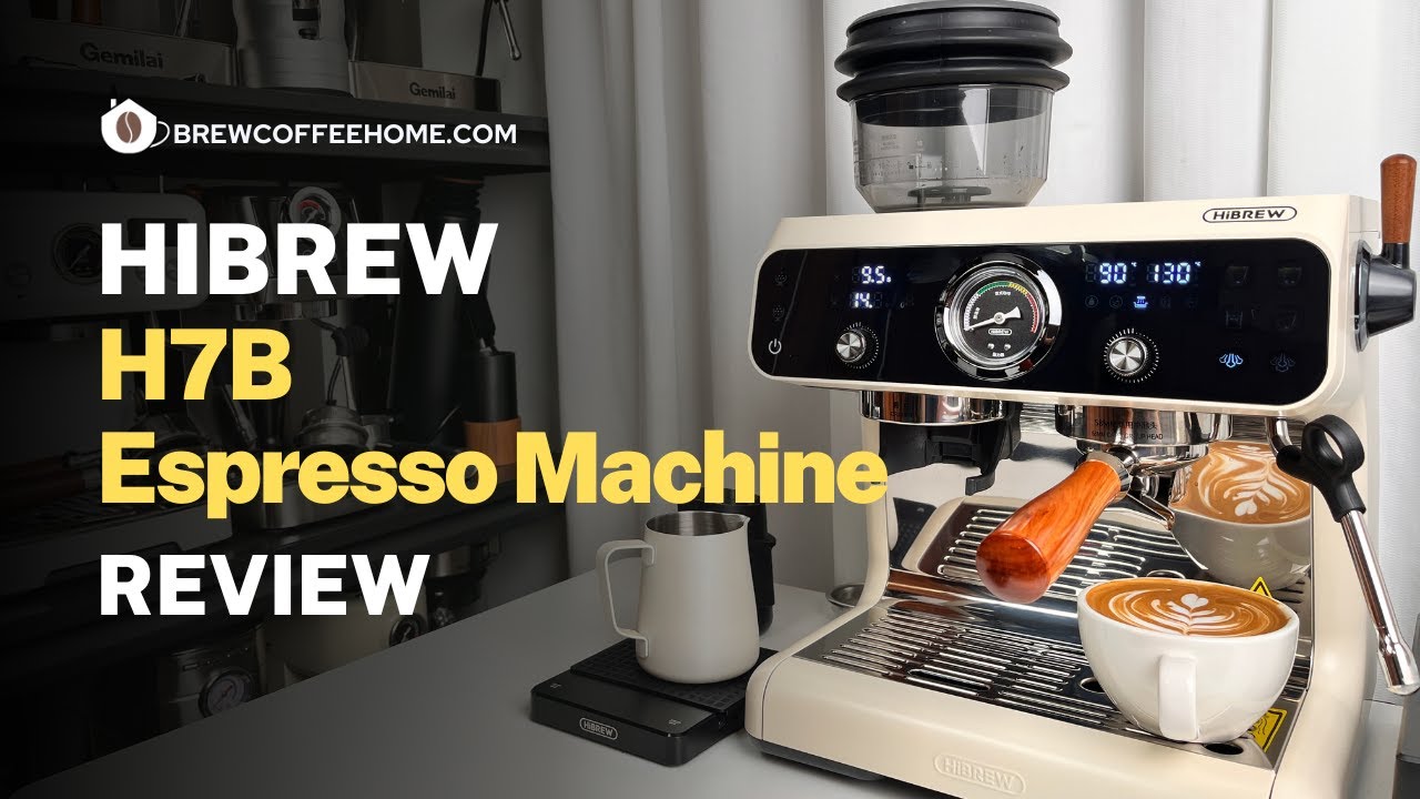 Обзор эспрессо-машины HiBREW H7B с кофемолкой | Одновременное приготовление кофе и пара и многое ...
