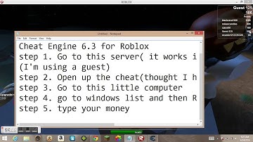 How to use Cheat Engine 6.3 for Roblox