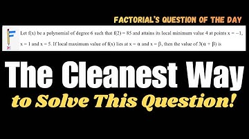 The Most Elegant Way to Solve This Polynomial Question 🔥