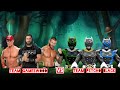 John cena Roman reigns and Randy orton vs Psycho black Psycho blue and Psycho green:wwe2k24 gameplay