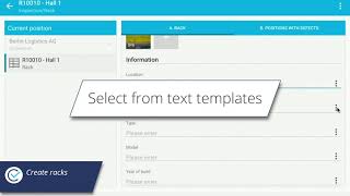 Create Racks -  Android App for Racking System Inspection DIN EN 15635 screenshot 2