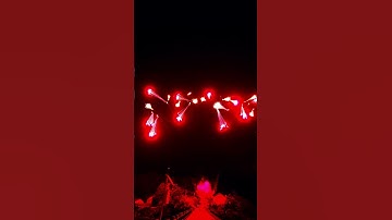 55dark red/white strobe+blue waterfall #fireworks #pyrotechnica