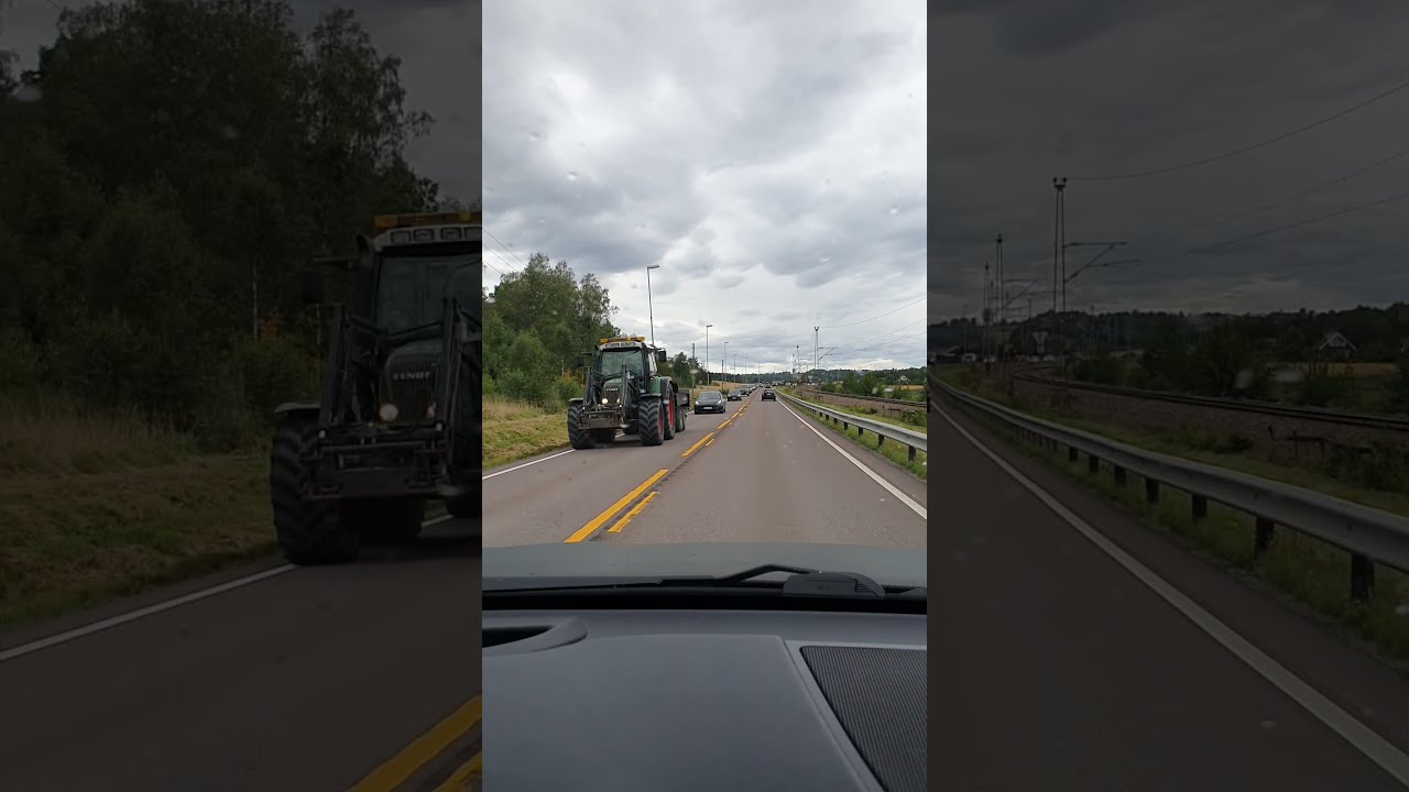 Driving in Rygge, Norway