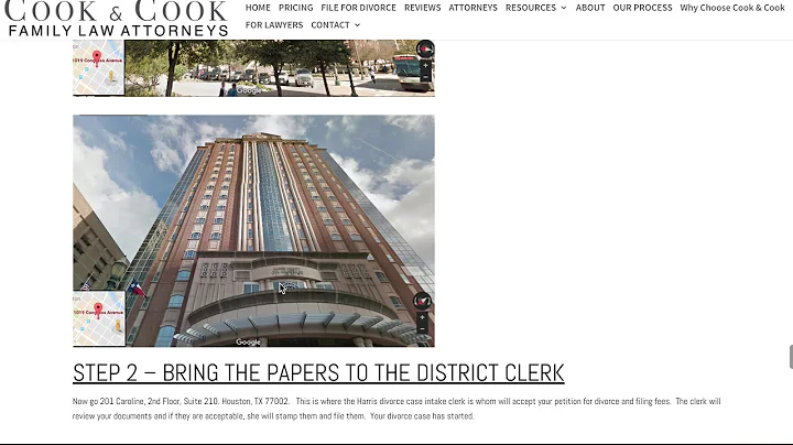 file divorce in harris county