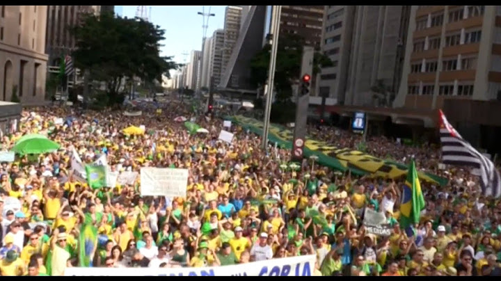Tens of Thousands of Brazilians Protest against Corruption