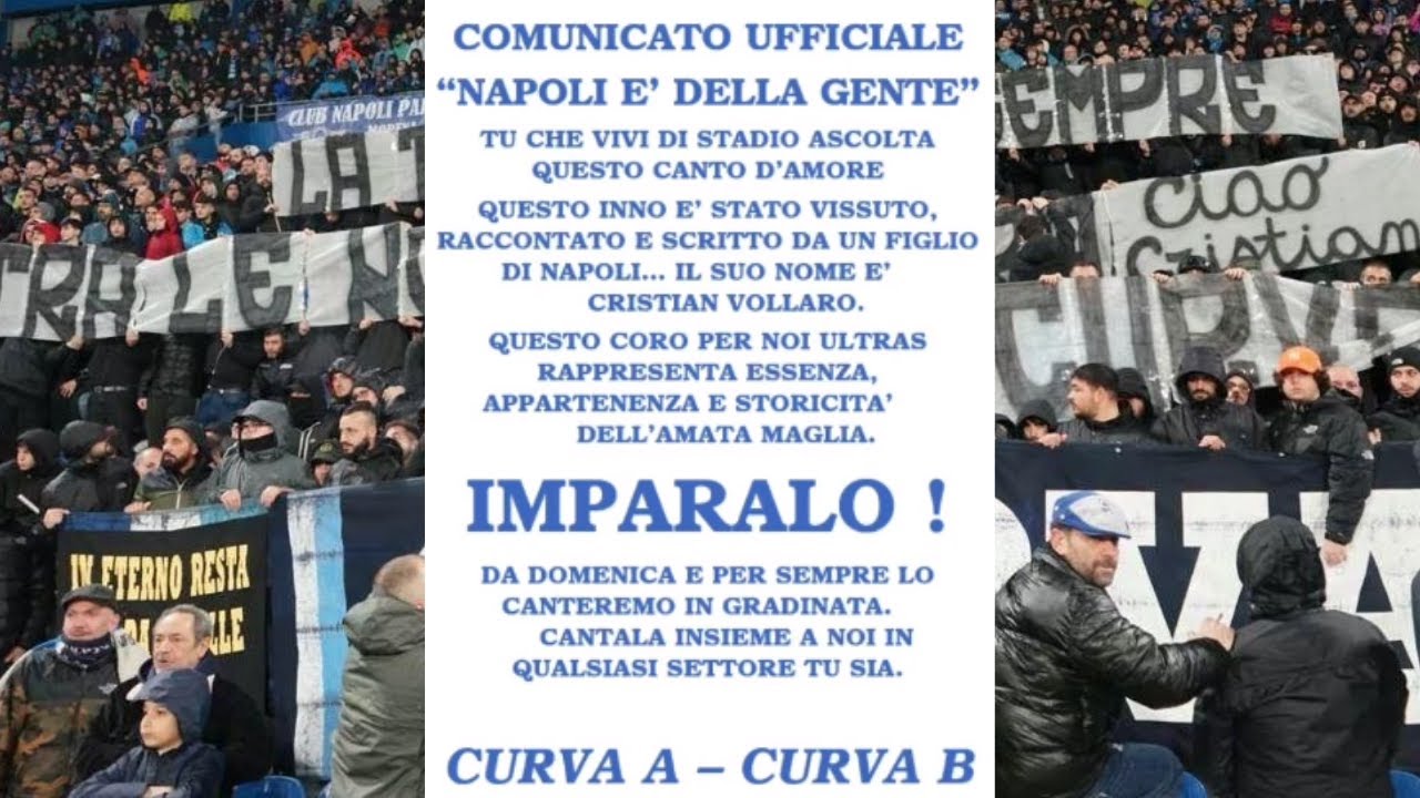 CORO ULTRAS NAPOLI 🙌 