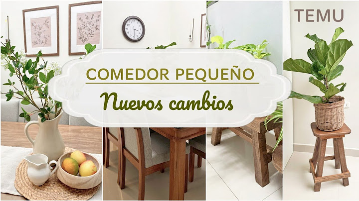 Ideas 🏡 Nuevos Cambios COMEDOR PEQUEÑO - Asi fue cambiado mi comedor | DIYs
