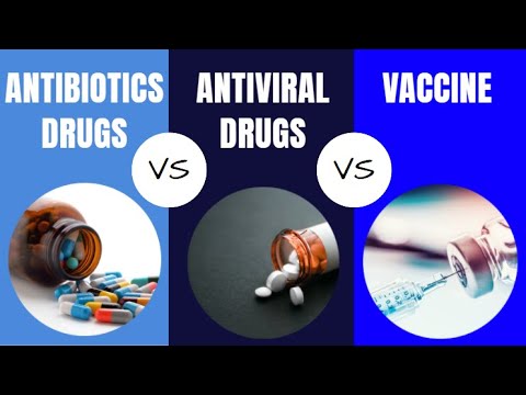 Difference between Antibiotics Drugs, Antivirals Drugs and Vaccine | Pharmaceuticals | Medicines