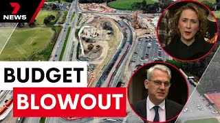 Allan government on the defensive over cost blowouts on its major projects | 7 News Australia