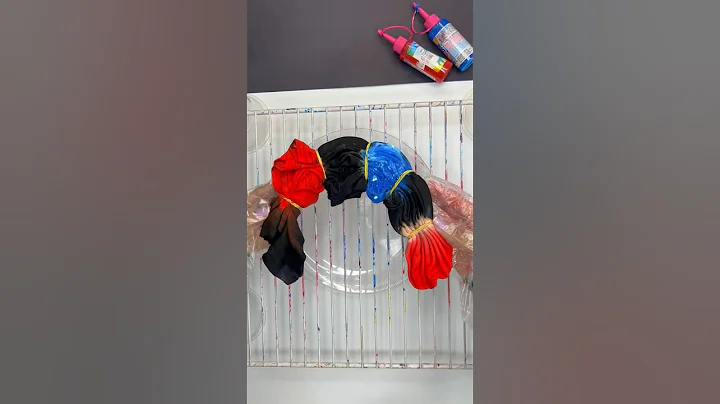 Rate this 💙Tie-Dye ❤️ from 1-1000! #shorts #diy #tiedye #painting #craft #tutorial #artandcraft