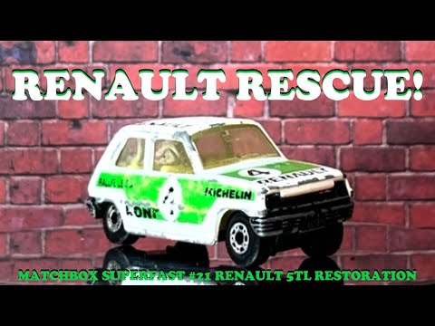 Renault 5 TL Grise Matchbox Superfast n°21 - Collection