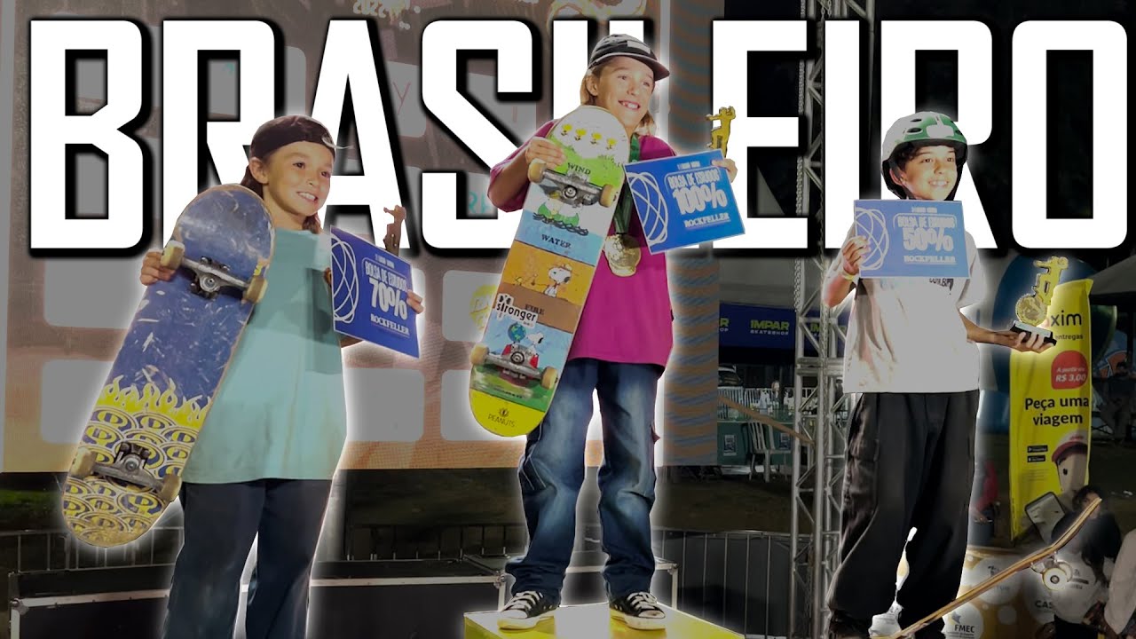 FUTURO SKATE EM BOAS MÃOS!   Campeonato Brasileiro de Skate Amador