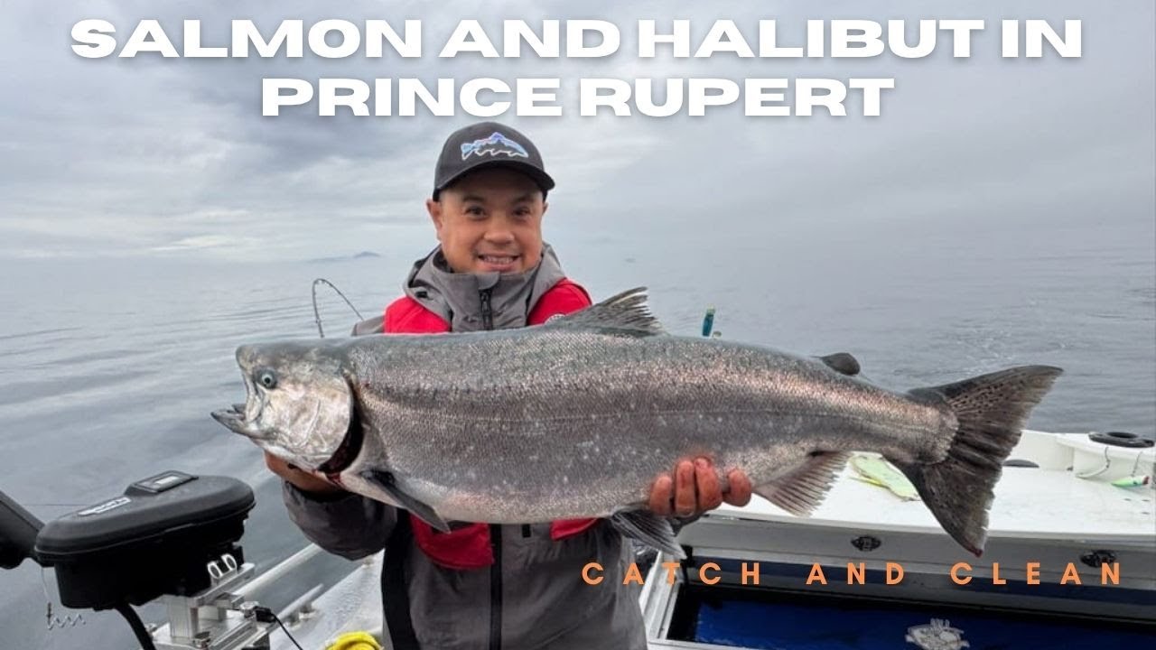 Вылов и чистка лосося и палтуса в Принс-Руперте в 2025 году