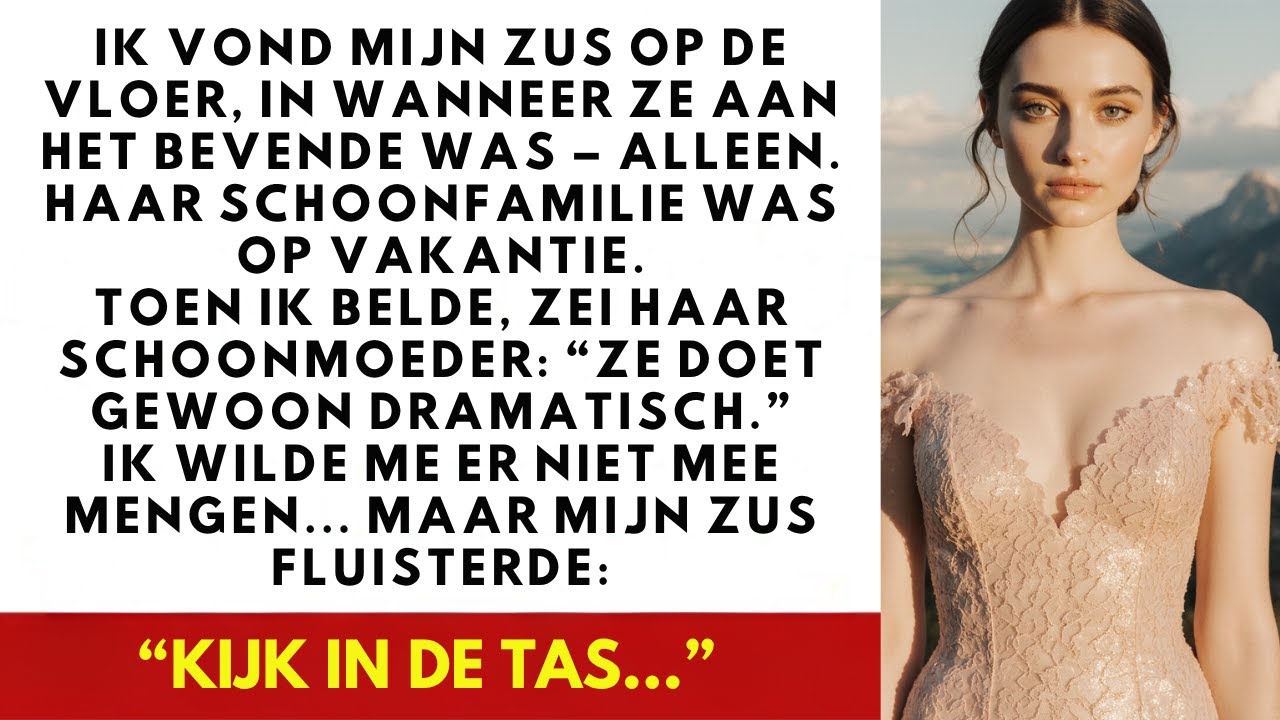 Ik vond mijn zwangere zus alleen in arbeid, terwijl zijn familie op reis was.