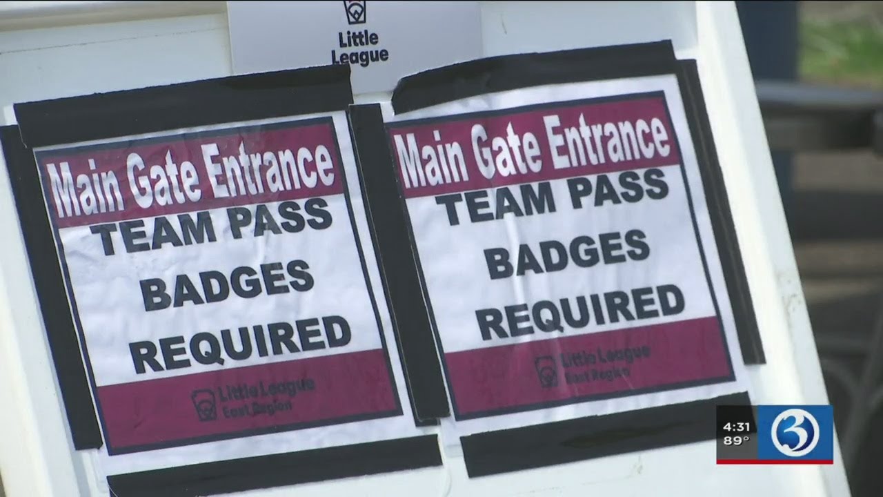 VIDEO Limited number of fans in stands for Little League Softball East Regional YouTube