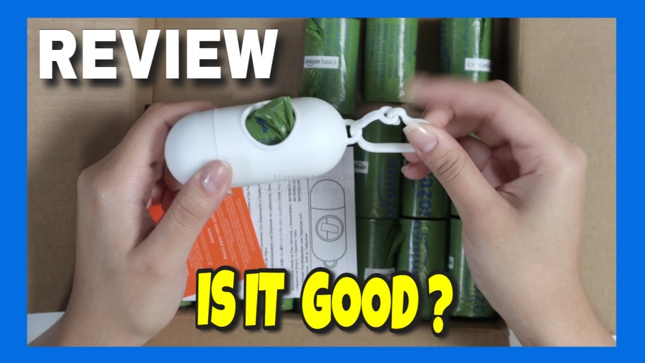 Amazon Basics Unscented Standard Dog Poop Bags Review