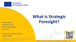 LUKE Webinar in preparation for the Strategic Foresight Workshop (14 July 2026)