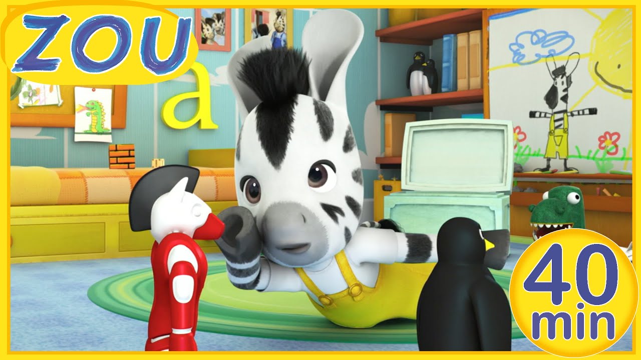 ZOU IS A GROWN-UP 🙂 Zou in English 🤵 40 min COMPILATION | Cartoons for kids