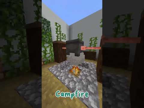 Minecraft Campsite build ideas! #shorts #campsite #minecraft #minecraftbuild #camping #forest