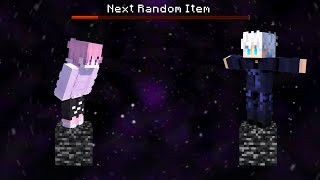 Minecraft Skywars, But We Get A Random Item Every 5 Seconds!