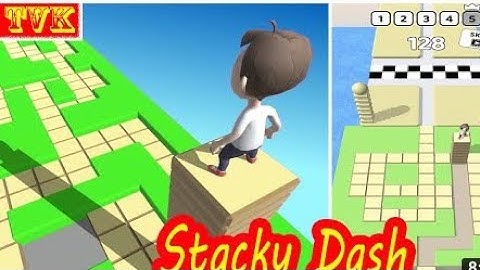 Stacky Dash - All Levels Gameplay Android,ios #44