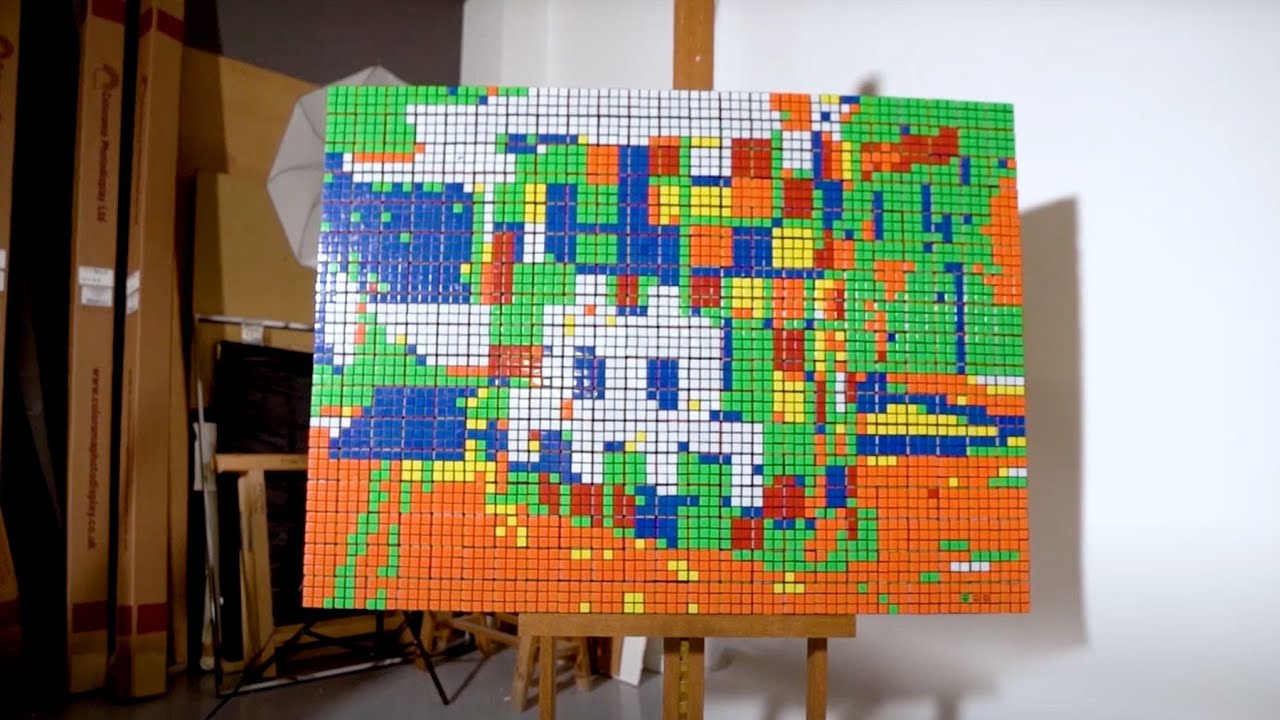 アート・デザイン・音楽 Rubikcubist Invader SpaceShop