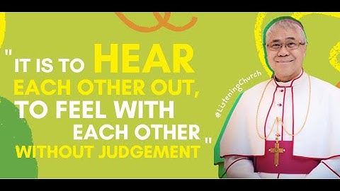 Synod 2021-2023: Approaching the Synodal process