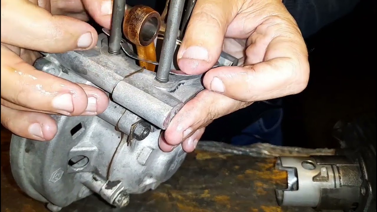 montaggio cilindro pistone e testa. piaggio si, Ciao, Bravo e gilera cba.