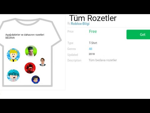 Roblox Bedava Rozet Alma Youtube - emir kaya roblox rozet