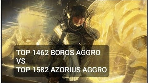 Top 1462 Boros Aggro vs Top 1582 Azorius Aggro | Standard | Mythic Rank | MTG Arena