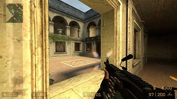 Counter Strike Source v92 - Machine Guns [CHATEAU] [vs BOTS] 2023