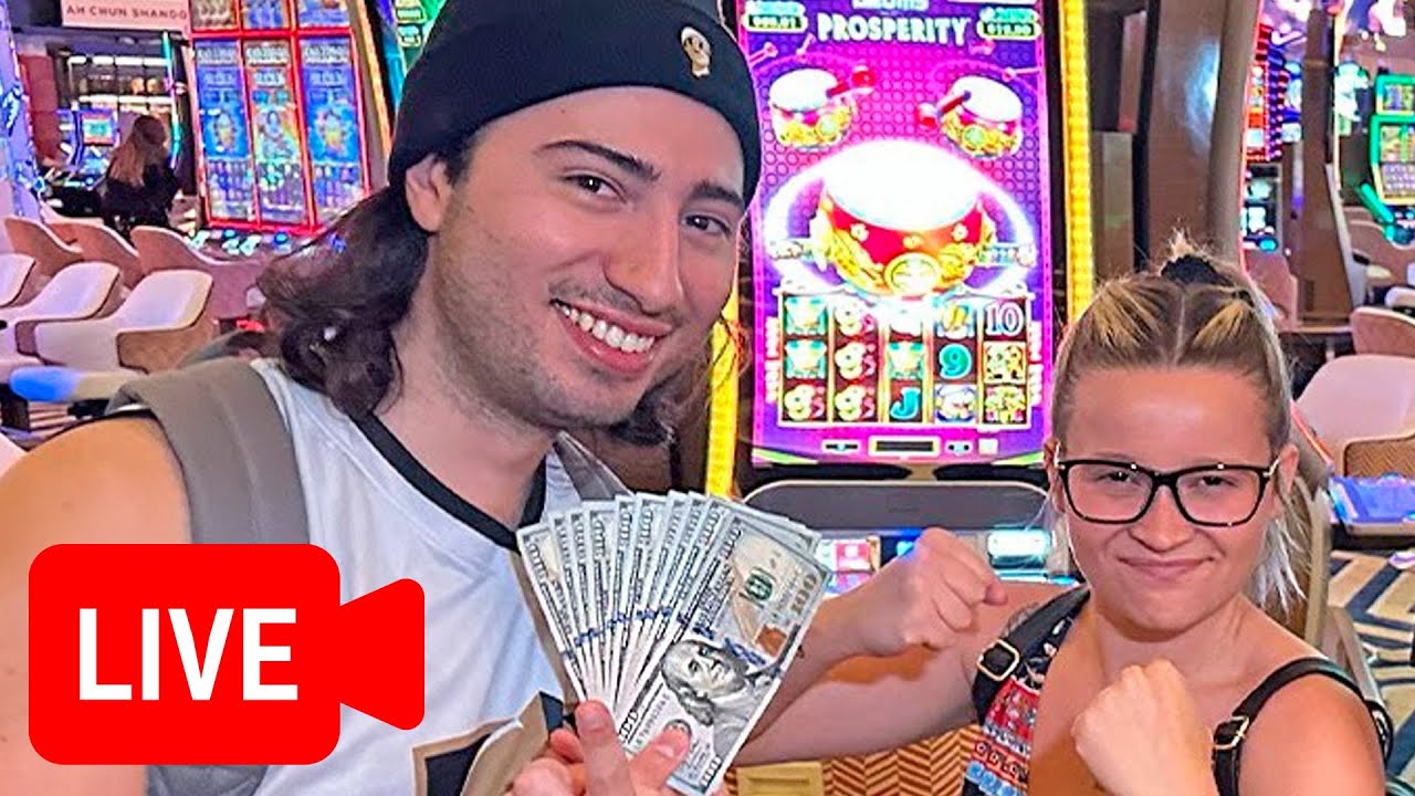 Playing Slots LIVE On The Las Vegas Strip! 🎰 (How Much Can We Win? 💵😏 ...