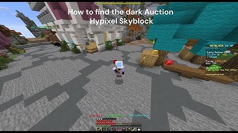 How to find the Dark Auction in Hypixel Skyblock
