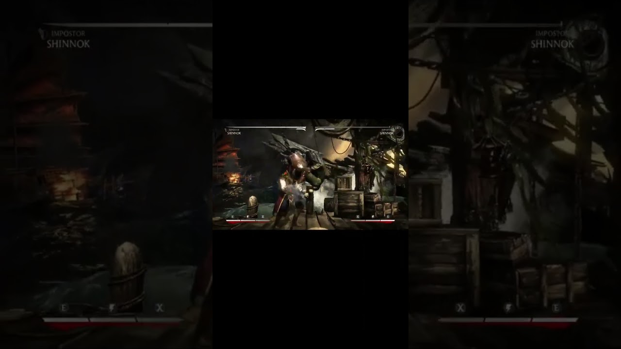Mortal kombat X- Shinnock combo from swing