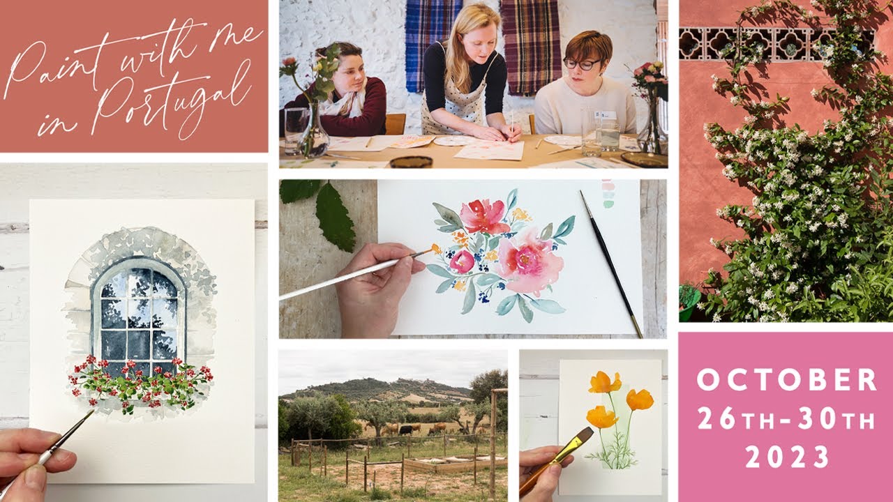 I'm Running A Watercolour Retreat in PORTUGAL!