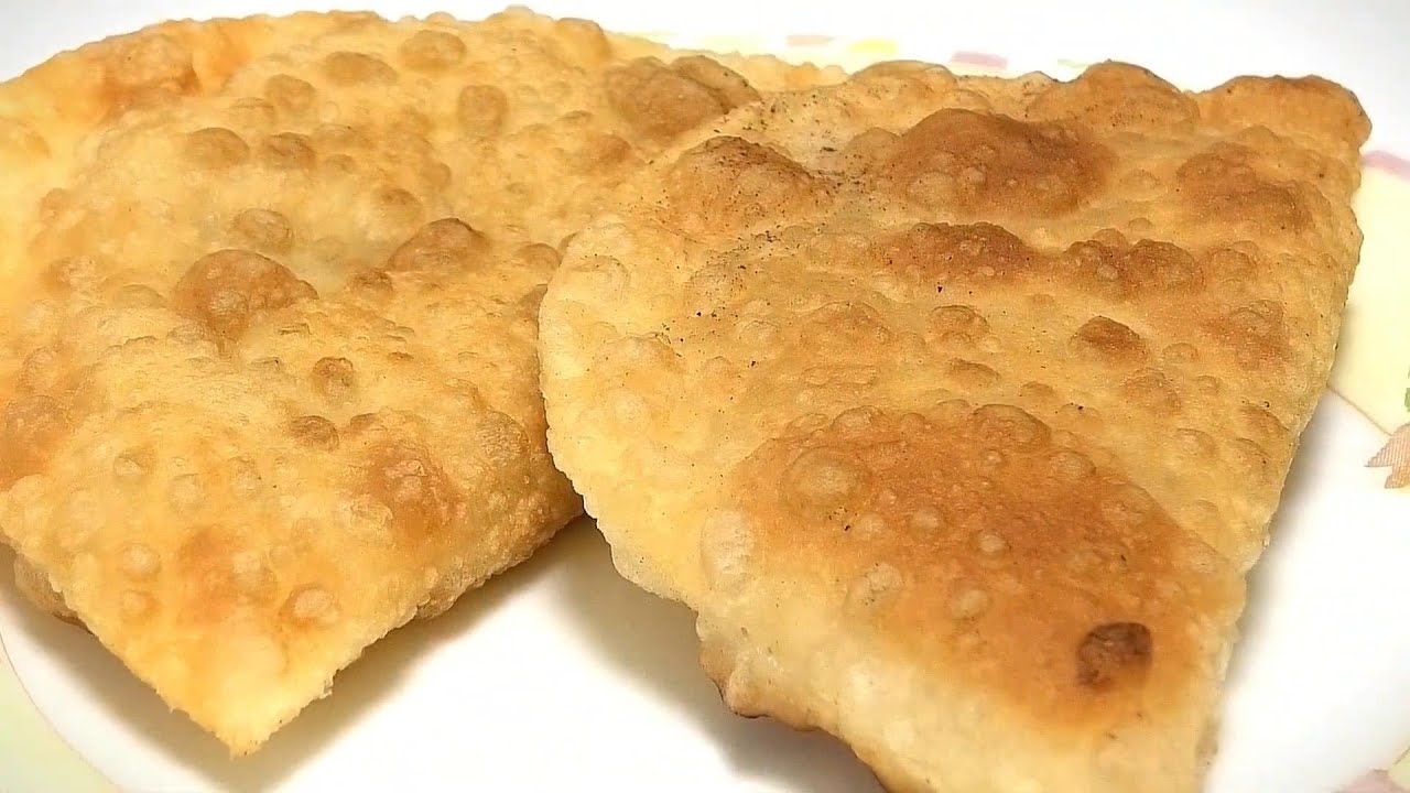 Домашние чебуреки, сочные и пузырчатые/Fried Pies With Meat