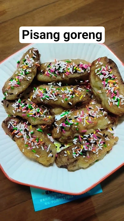 Fried bananas made by Taiwanese migrant worker #deliciousfriedbananas