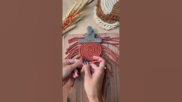 Passo a passo | Porta copos macramê redondo