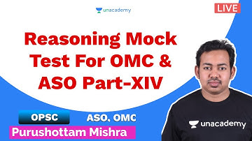 OPSC | Reasoning Mock Test For OMC & ASO Part-XIV | Amiya Ranjan Das