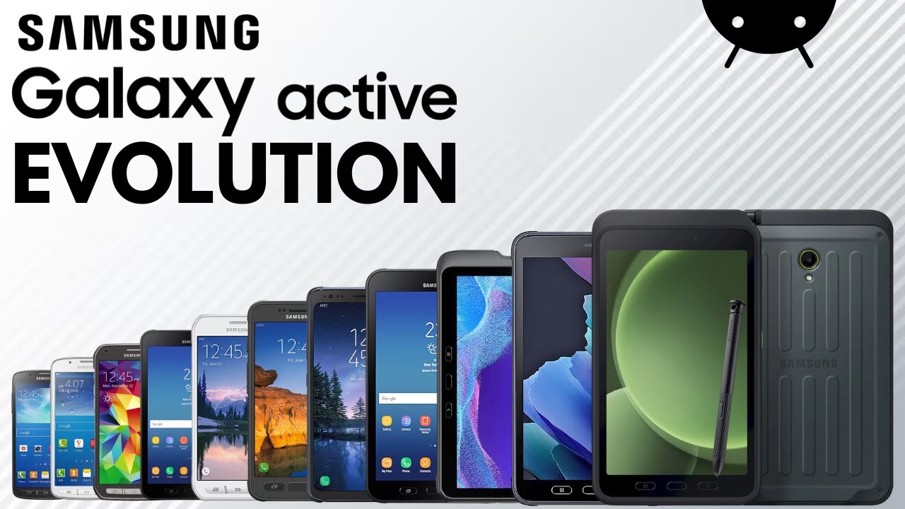 Evolution of Samsung Galaxy Active Series | History Of Samsung Galaxy ...