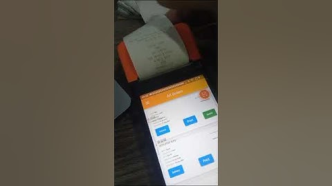 Flutter sunmi printer || Flutter app connection with printer #shorts #viralvideo #sunmiprinter