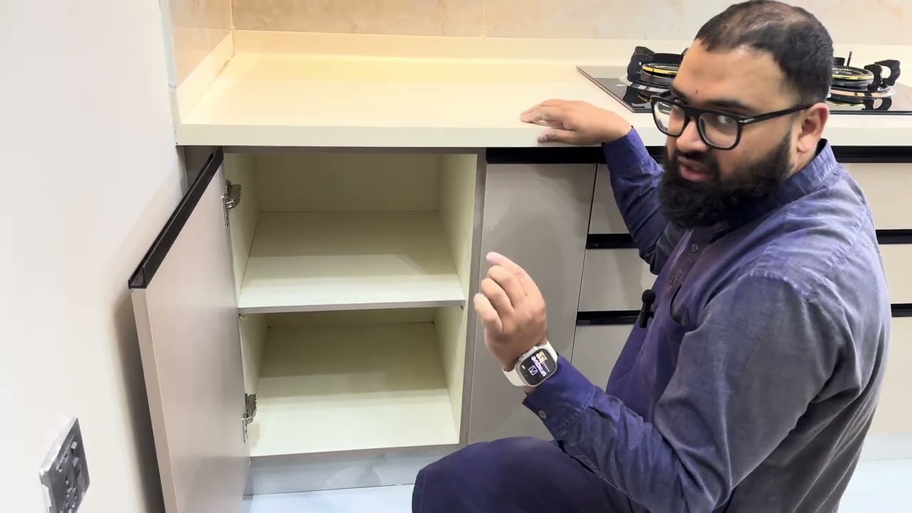 #Luxury#Modern#Kitchen#Complete Tour of Kitchen#9’x9’ Room#Double Heighted Cabinet#03129507700