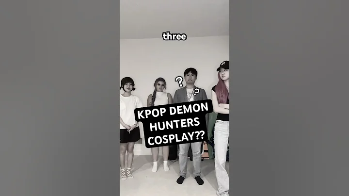 KPOP DEMON HUNTERS COSPLAY SKIT!!! #kpopdemonhunters #kpopdemonhunterscosplay #huntrix #sajaboys