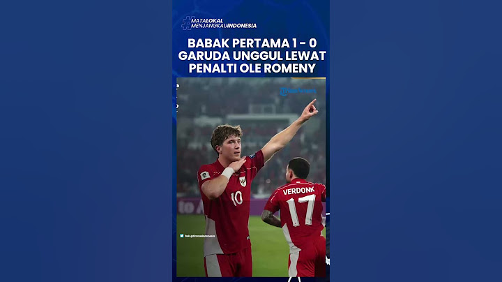 BABAK PERTAMA TIMNAS INDONESIA VS CHINA, Garuda Unggul Berkat Gol Penalti Ole Romeny Skor 1-0 #bola