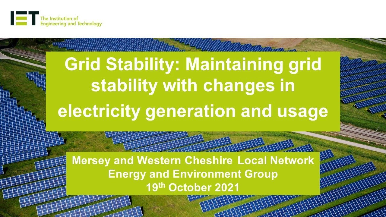 Grid Stability Maintaining grid stability with changes in electricity