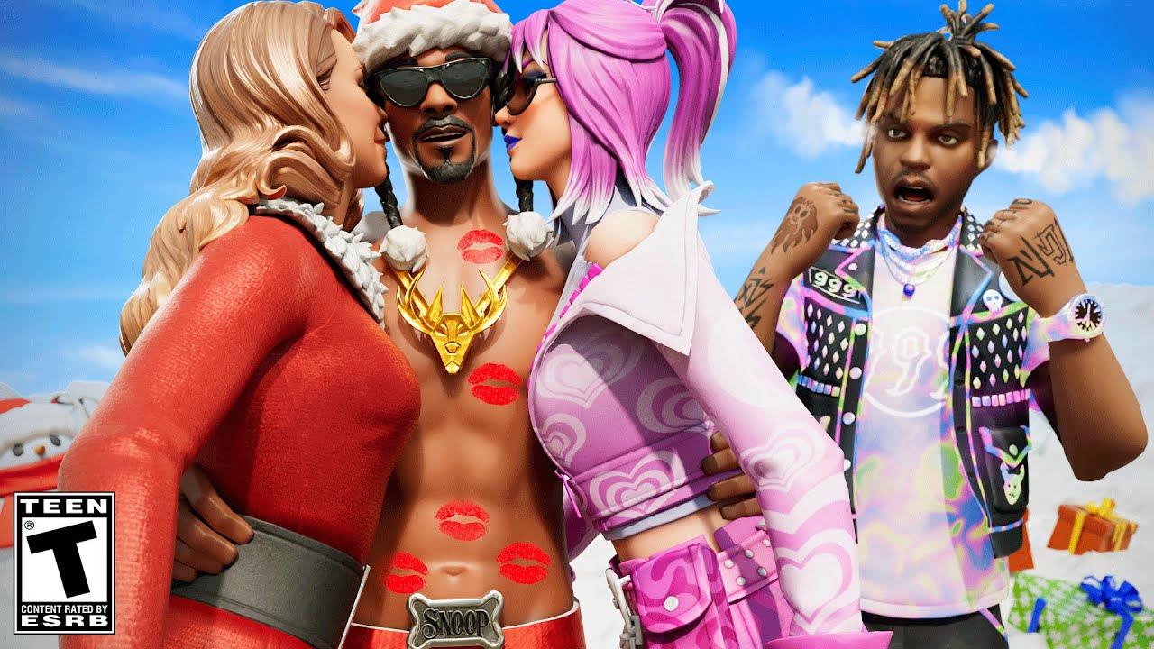 Santa Snoop Dogg & Mariah Carey COMPLICATED LOVE LIFE.. Fortnite Movie