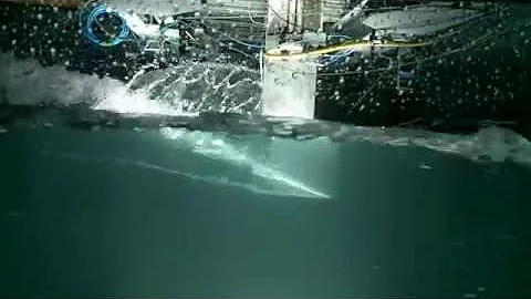 Ventilation of a surface-piercing hydrofoil